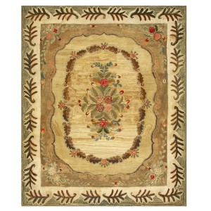 American Hooked Rug #17122